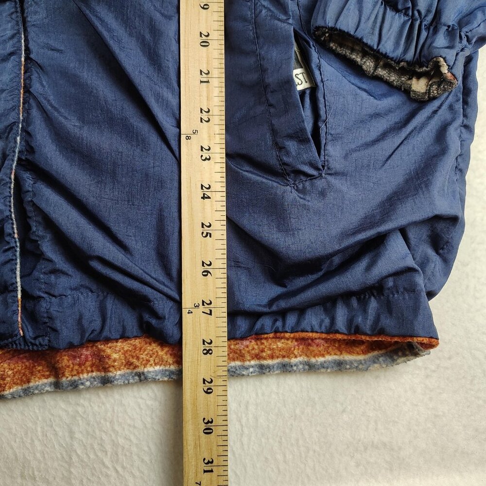 British Mist Jacket Mens sz M Hooded Reversible Windbreaker - Picture 7 of 9
